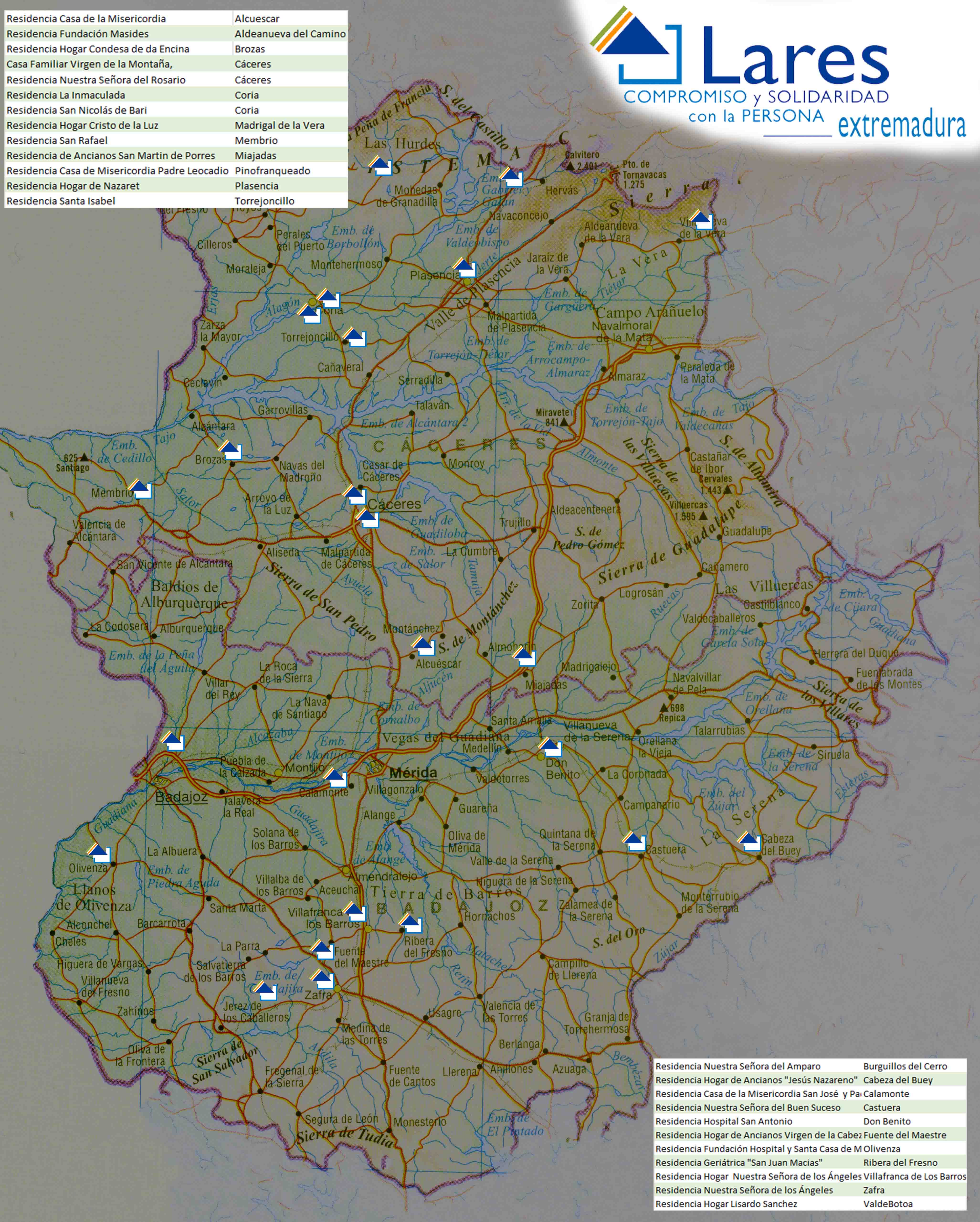 Haz clic en la imagen y accede a cada una de nuestras residencias